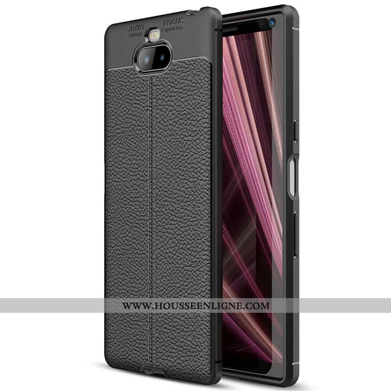 Étui Sony Xperia 10 Plus Protection Noir Tout Compris Téléphone Portable Coque