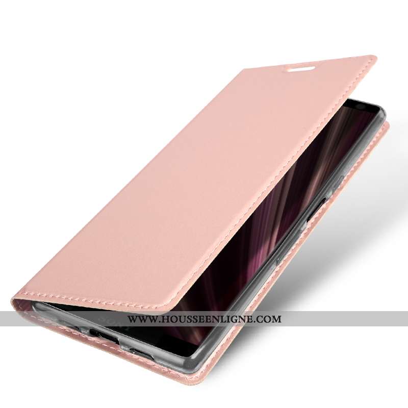Étui Sony Xperia 10 Sac Protection Tendance Business Tout Compris Téléphone Portable Rose