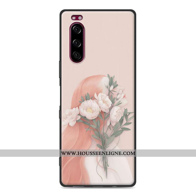 Étui Sony Xperia 5 Fluide Doux Protection Nouveau Coque Bleu Tout Compris Incassable