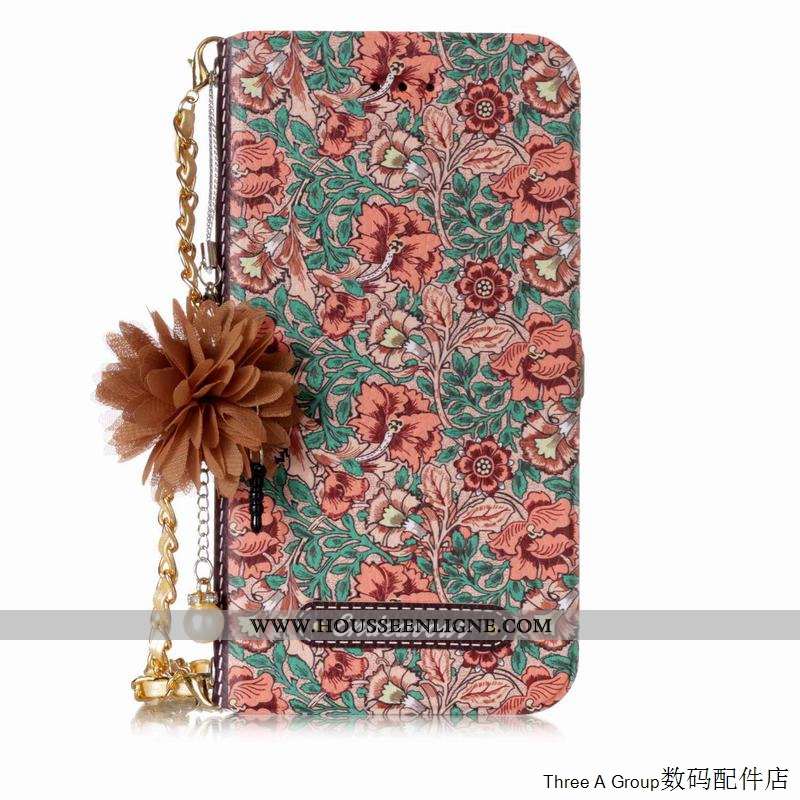 Étui Sony Xperia L1 Cuir Protection Portefeuille Coque Téléphone Portable Rouge