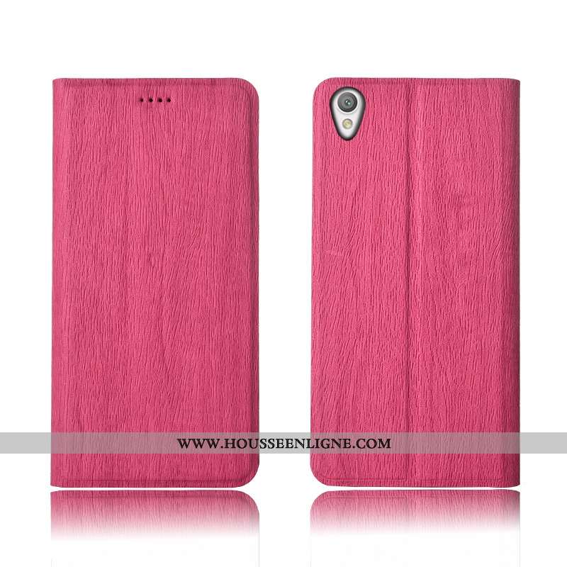 Étui Sony Xperia L1 Fluide Doux Silicone Incassable Clamshell Cuir Arbres Protection Noir