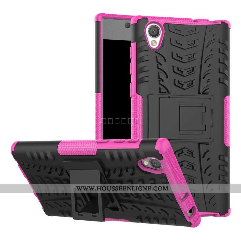 Étui Sony Xperia L1 Modèle Fleurie Protection Noir Téléphone Portable Incassable Personnalité