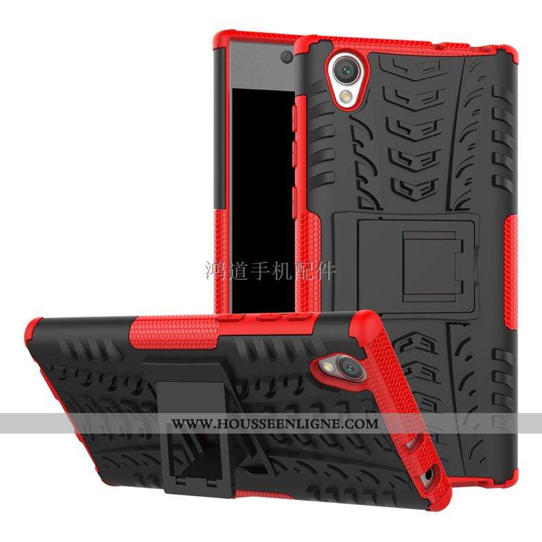 Étui Sony Xperia L1 Modèle Fleurie Protection Noir Téléphone Portable Incassable Personnalité