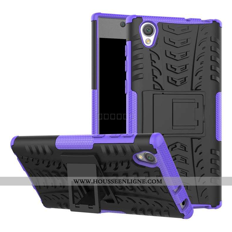 Étui Sony Xperia L1 Modèle Fleurie Protection Noir Téléphone Portable Incassable Personnalité