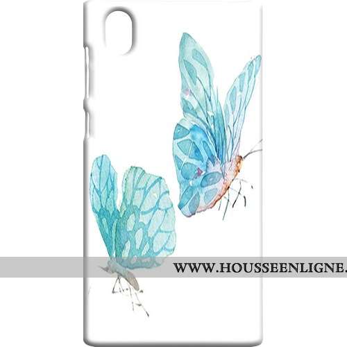 Étui Sony Xperia L1 Personnalité Protection Art Vent Téléphone Portable Blanc Blanche