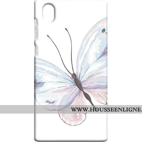 Étui Sony Xperia L1 Personnalité Protection Art Vent Téléphone Portable Blanc Blanche