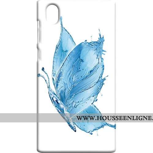 Étui Sony Xperia L1 Personnalité Protection Art Vent Téléphone Portable Blanc Blanche