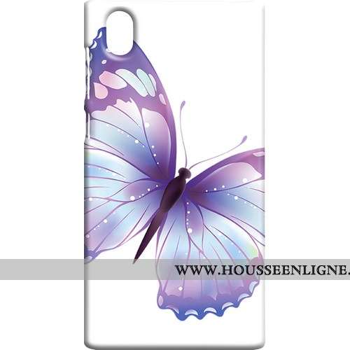 Étui Sony Xperia L1 Personnalité Protection Art Vent Téléphone Portable Blanc Blanche