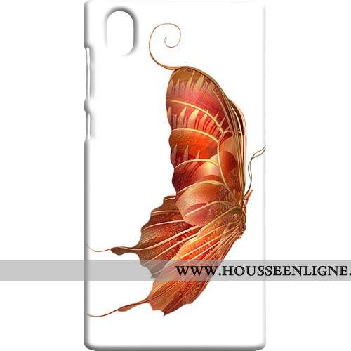 Étui Sony Xperia L1 Personnalité Protection Art Vent Téléphone Portable Blanc Blanche