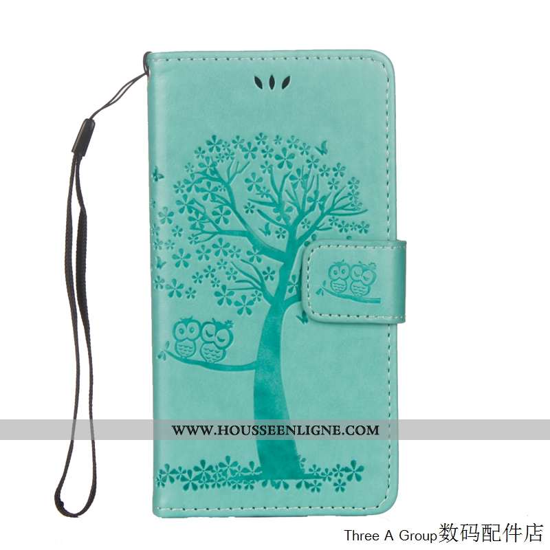 Étui Sony Xperia L1 Protection Cuir Coque Bleu Téléphone Portable Housse