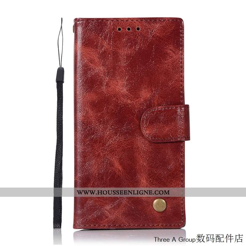 Étui Sony Xperia L1 Protection Vintage Gris Téléphone Portable Housse Business