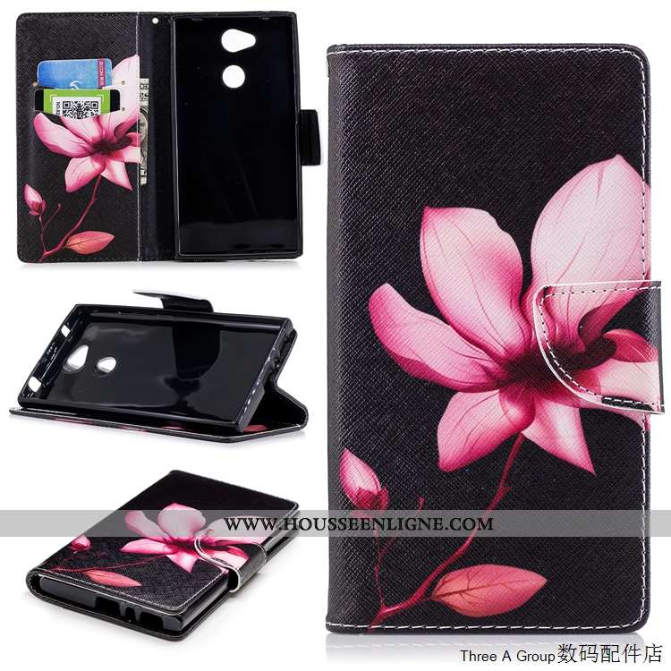 Étui Sony Xperia L2 Cuir Fluide Doux Blanc Housse Tout Compris Protection Blanche