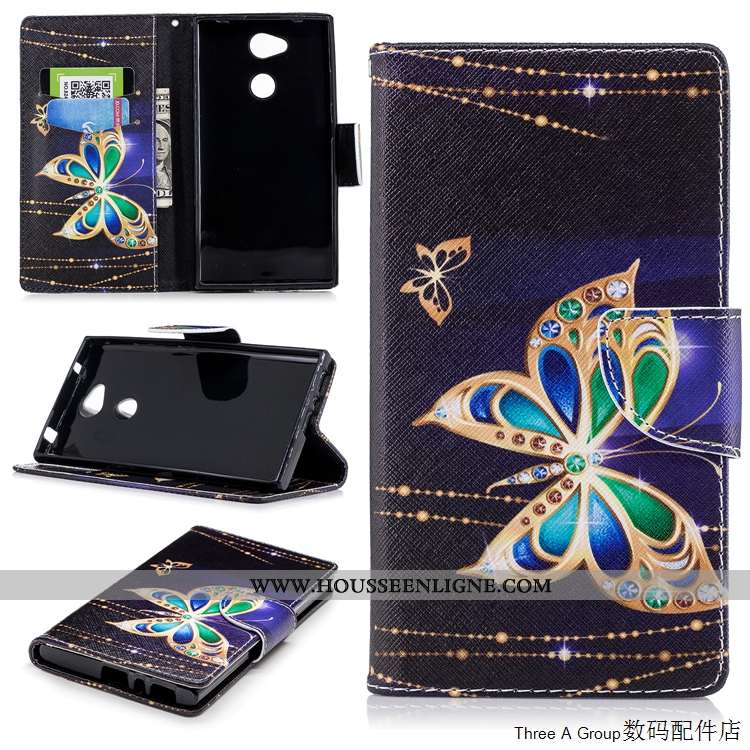 Étui Sony Xperia L2 Cuir Fluide Doux Blanc Housse Tout Compris Protection Blanche