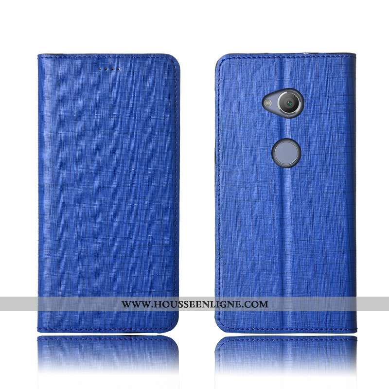 Étui Sony Xperia L2 Cuir Véritable Cuir Incassable Nouveau Clamshell Protection Marron