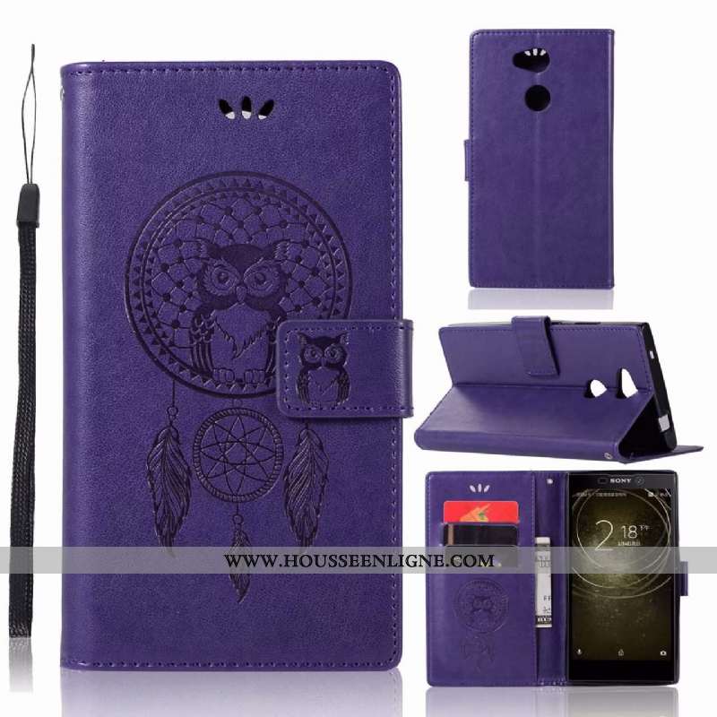 Étui Sony Xperia L2 Fluide Doux Protection Noir Téléphone Portable Cuir Coque Incassable