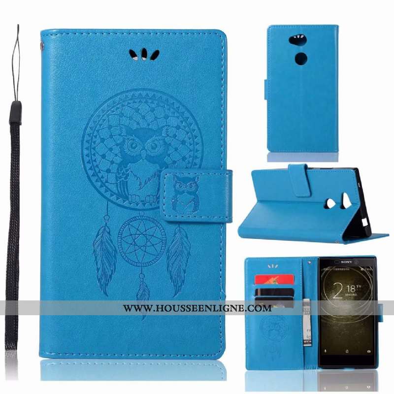Étui Sony Xperia L2 Fluide Doux Protection Noir Téléphone Portable Cuir Coque Incassable