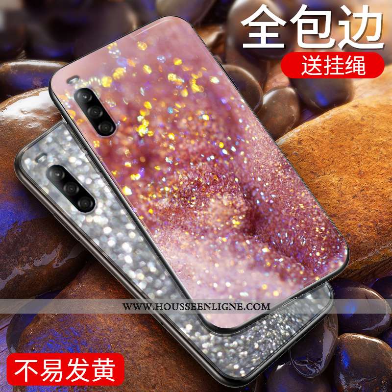 Étui Sony Xperia L4 Dessin Animé Silicone Rose Incassable Coque Téléphone Portable