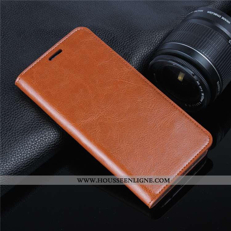 Étui Sony Xperia Xa Cuir Protection Téléphone Portable Véritable Housse Coque Marron