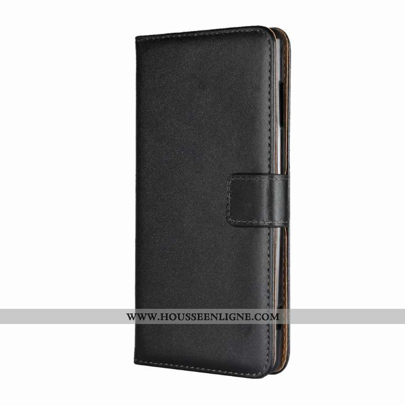 Étui Sony Xperia Xa Cuir Véritable Cuir Protection Incassable Coque Housse Bleu