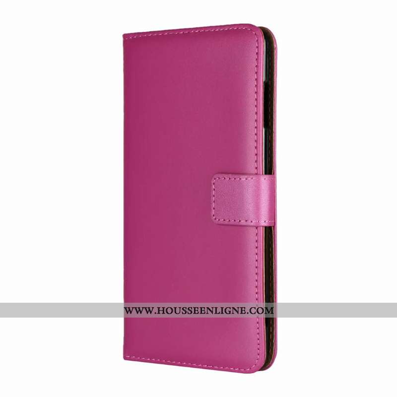 Étui Sony Xperia Xa Cuir Véritable Cuir Protection Incassable Coque Housse Bleu