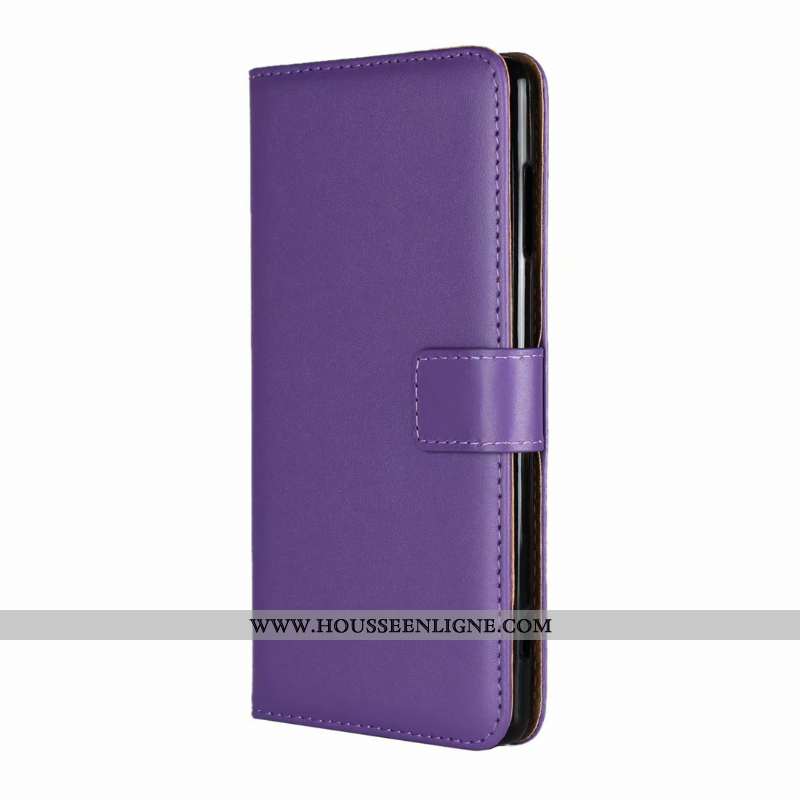 Étui Sony Xperia Xa Cuir Véritable Cuir Protection Incassable Coque Housse Bleu