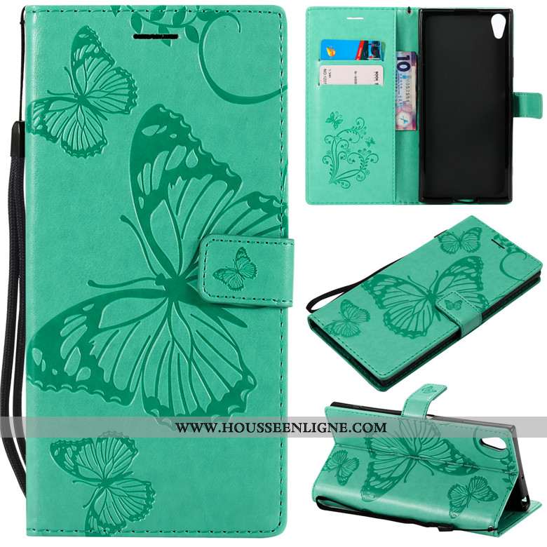 Étui Sony Xperia Xa Ultra Cuir Protection Clamshell Téléphone Portable Tout Compris Incassable Viole