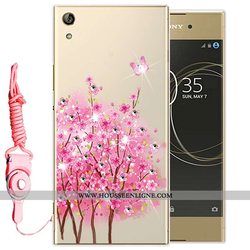 Étui Sony Xperia Xa Ultra Fluide Doux Silicone Coque Protection Téléphone Portable Or Doré