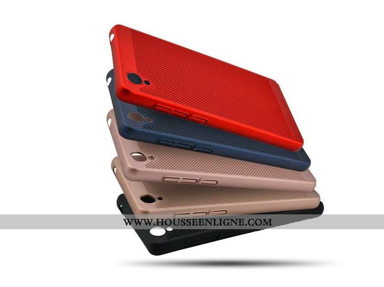 Étui Sony Xperia Xa Ultra Protection Difficile Rouge Mesh Refroidissement Téléphone Portable Coque