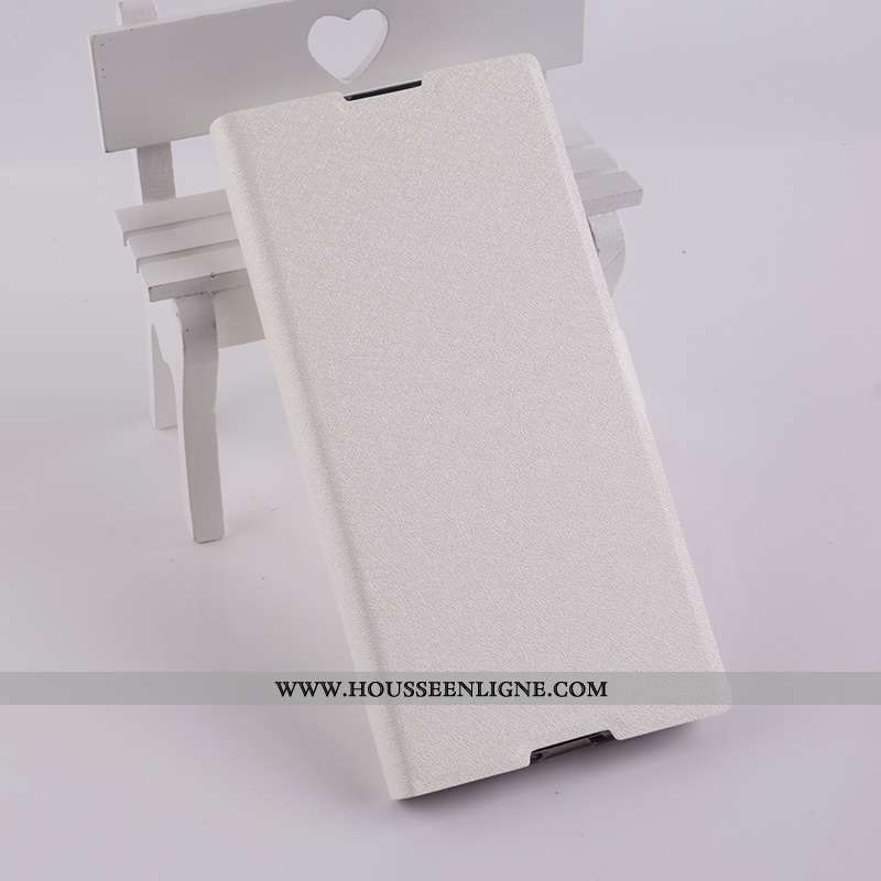 Étui Sony Xperia Xa1 Cuir Téléphone Portable Coque Bleu