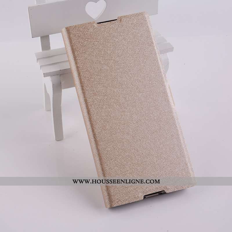 Étui Sony Xperia Xa1 Cuir Téléphone Portable Coque Bleu