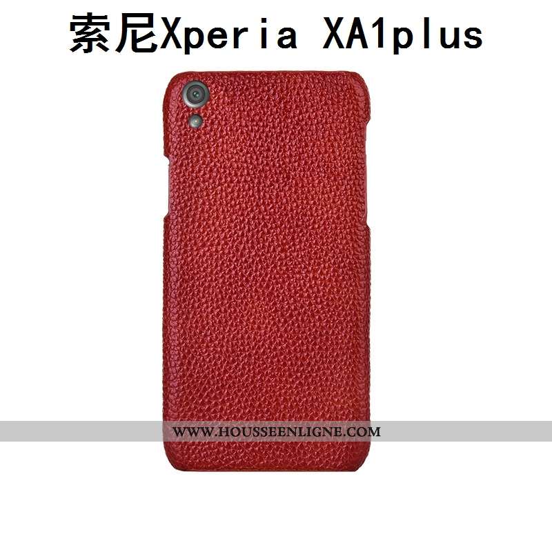 Étui Sony Xperia Xa1 Plus Protection Luxe Coque Cuir Véritable Personnalité Téléphone Portable Incas
