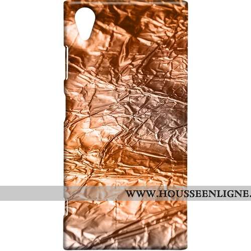 Étui Sony Xperia Xa1 Protection Métal Téléphone Portable Rouge Créatif Coque