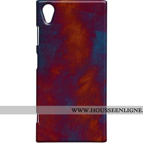 Étui Sony Xperia Xa1 Protection Métal Téléphone Portable Rouge Créatif Coque