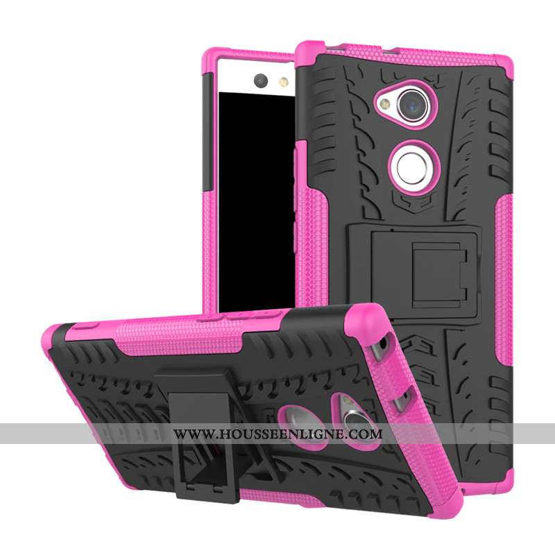 Étui Sony Xperia Xa2 Protection Rouge Téléphone Portable Incassable Coque Support Rose