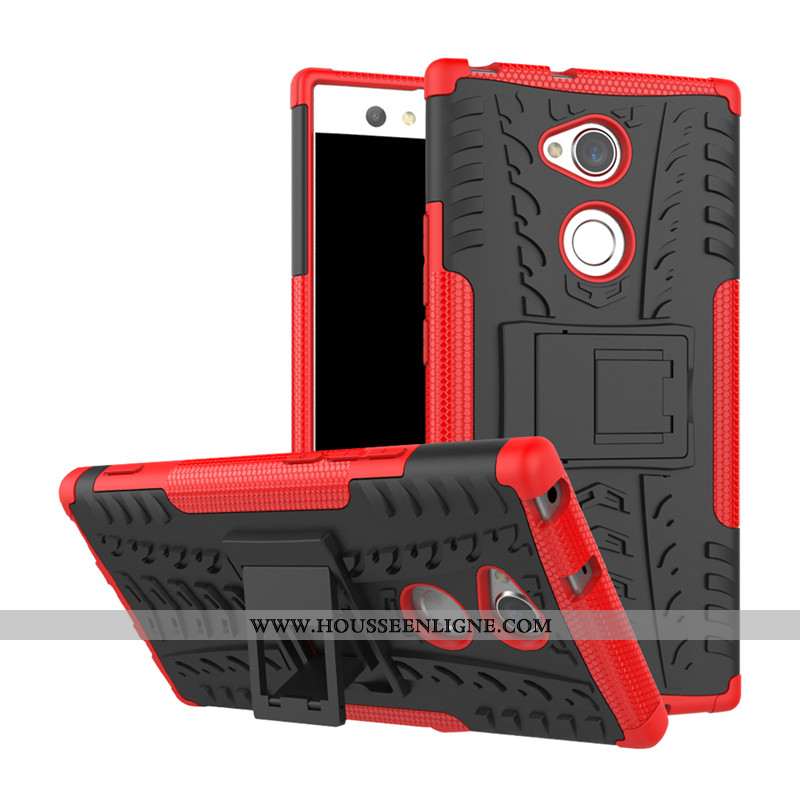 Étui Sony Xperia Xa2 Protection Rouge Téléphone Portable Incassable Coque Support Rose