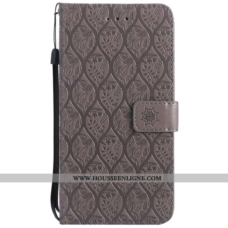 Étui Sony Xperia Xa2 Silicone Protection Incassable Téléphone Portable Cuir Clamshell Gris