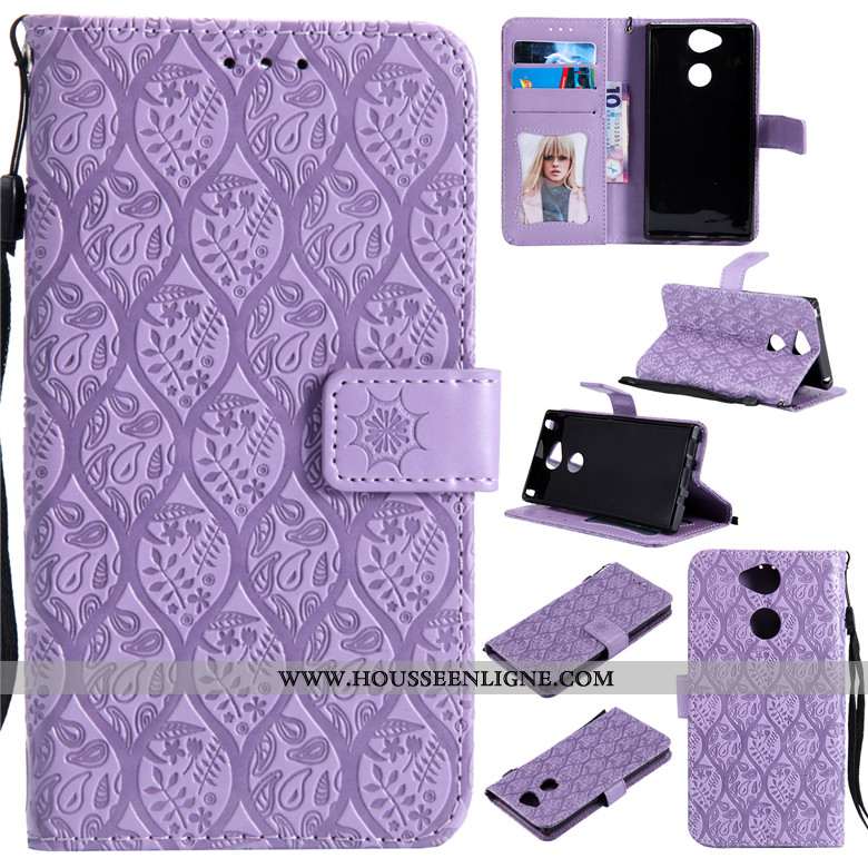 Étui Sony Xperia Xa2 Silicone Protection Incassable Téléphone Portable Cuir Clamshell Gris