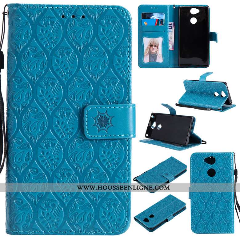 Étui Sony Xperia Xa2 Silicone Protection Incassable Téléphone Portable Cuir Clamshell Gris