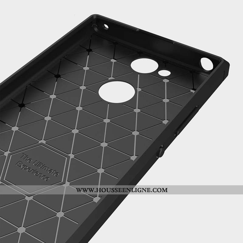 Étui Sony Xperia Xa2 Tendance Fluide Doux Coque Simple Gris Silicone