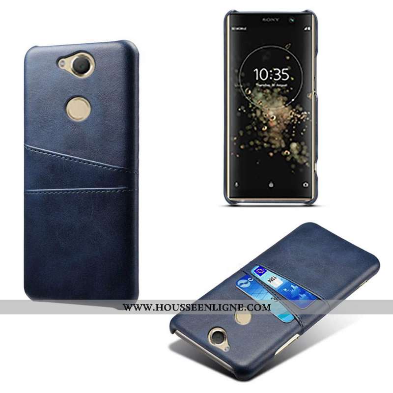Étui Sony Xperia Xa2 Ultra Cuir Difficile Coque Carte Vert Téléphone Portable Qualité Verte