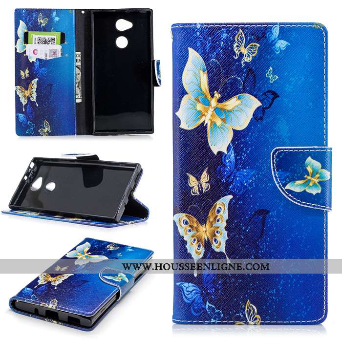 Étui Sony Xperia Xa2 Ultra Fluide Doux Silicone Incassable Bleu Coque Protection