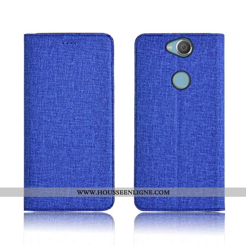 Étui Sony Xperia Xa2 Ultra Protection Cuir Nouveau Clamshell Fluide Doux Simple Gris