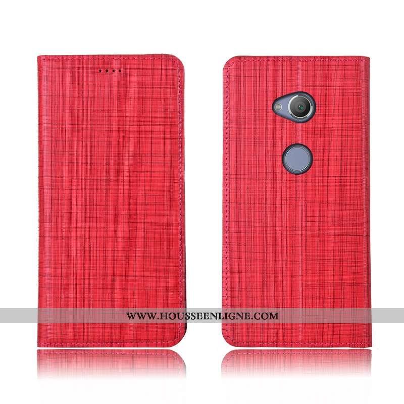 Étui Sony Xperia Xa2 Ultra Silicone Protection Cuir Véritable Fluide Doux Coque Incassable Bleu