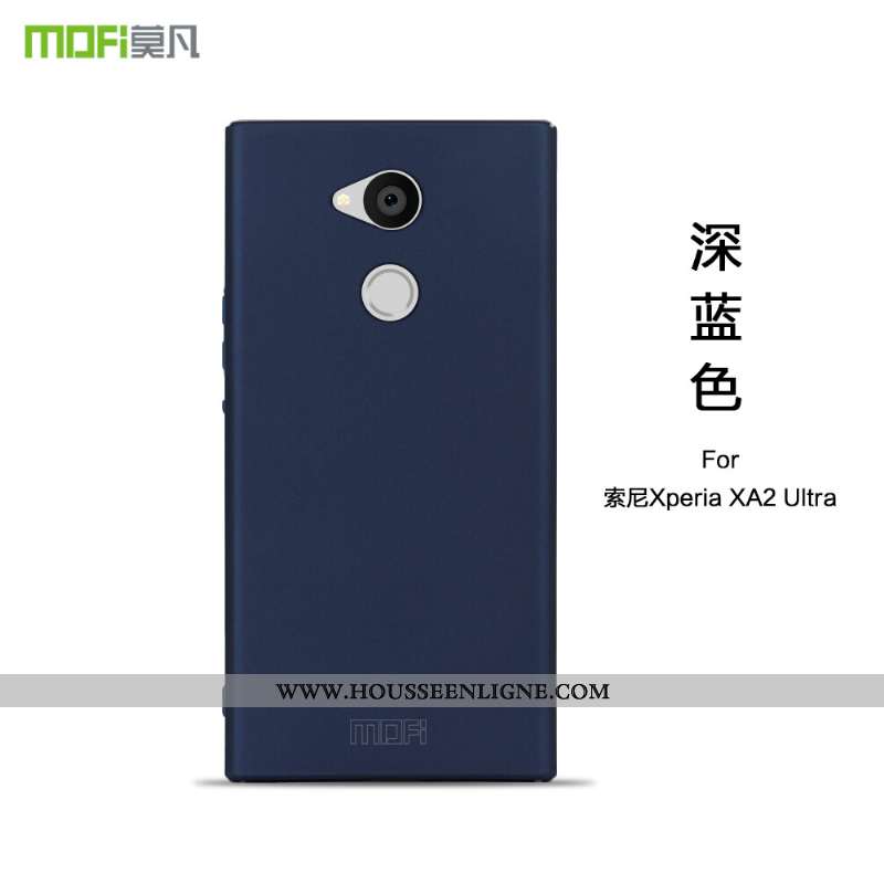 Étui Sony Xperia Xa2 Ultra Ultra Légère Téléphone Portable Tout Compris Rose Simple Délavé En Daim
