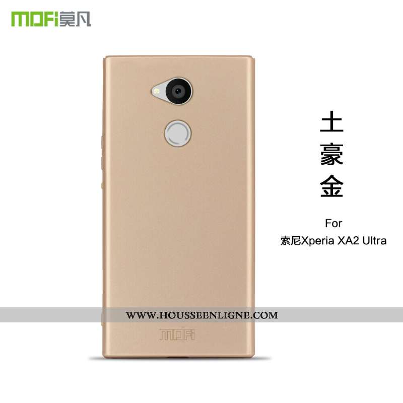 Étui Sony Xperia Xa2 Ultra Ultra Légère Téléphone Portable Tout Compris Rose Simple Délavé En Daim