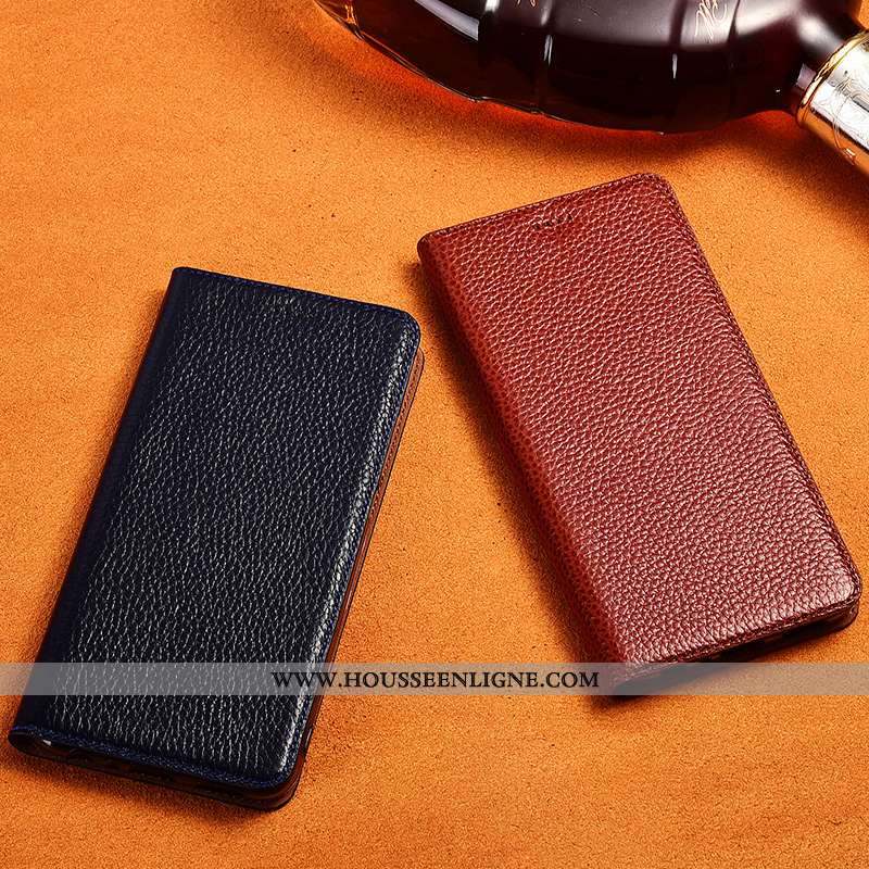 Étui Sony Xperia Xz1 Compact Fluide Doux Silicone Litchi Tout Compris Clamshell Protection Nouveau N