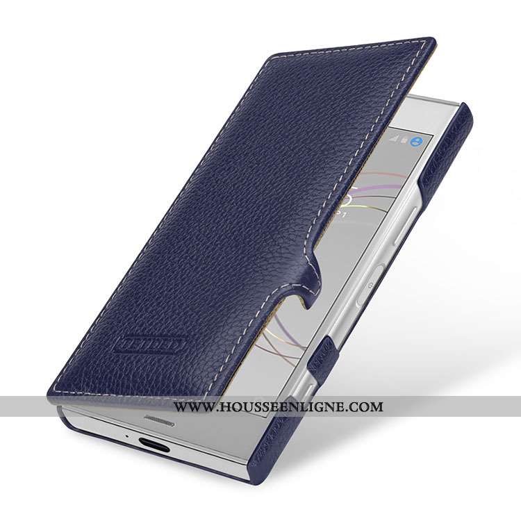 Étui Sony Xperia Xz1 Compact Protection Cuir Véritable Incassable Rouge Housse Téléphone Portable