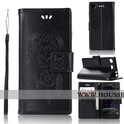 Étui Sony Xperia Xz1 Compact Protection Portefeuille Or Incassable Coque Téléphone Portable Doré