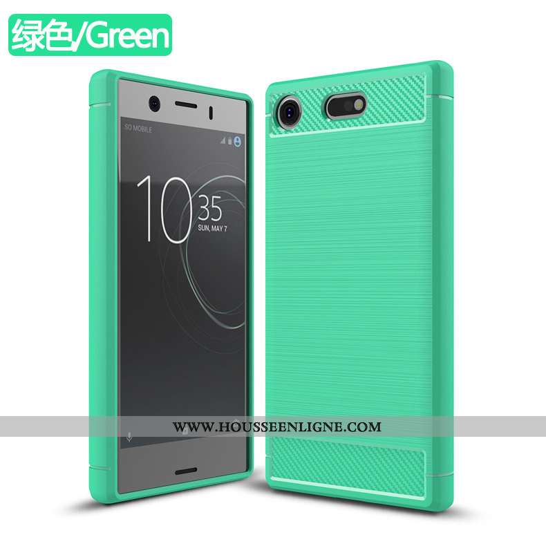 Étui Sony Xperia Xz1 Compact Téléphone Portable Vert Incassable Coque Verte