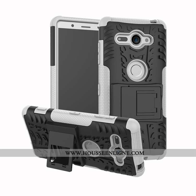 Étui Sony Xperia Xz2 Compact Protection Coque Noir Incassable Téléphone Portable Support